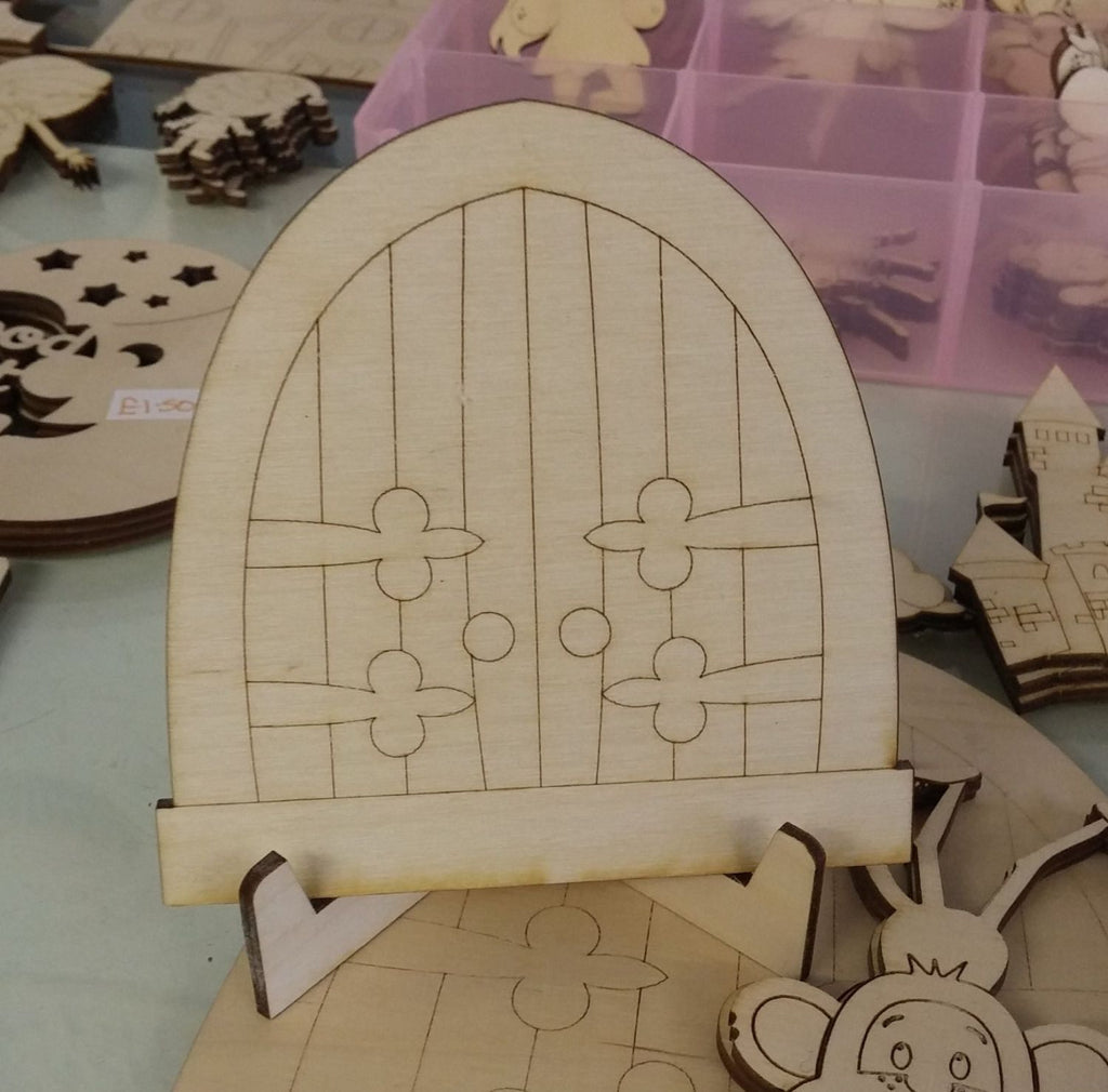 Two Piece Wooden Display Stand